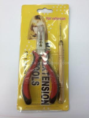 Clamp wig fitting hair tool