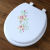 Fashion design embroidered toilet seat manufacturers direct sales