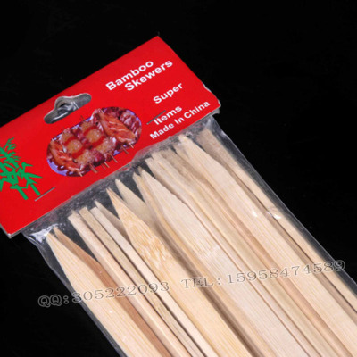 Sign a wide variety of bamboo skewers with a variety of specifications of 30cm