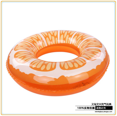 Swimming circle of fruit swimming pool for adults with thickened life buoy