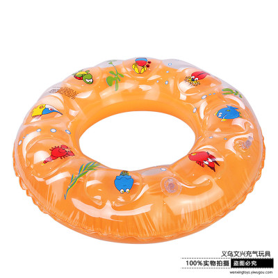 Swimming circle double layer crystal circle adult inflatable life buoy for children
