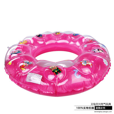 Cartoon children swimming laps under the armpit thickening inflatable safety life buoy girl