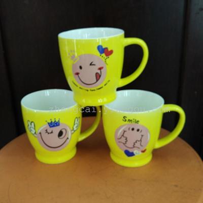 ceramic mug coffee cup smiley cup