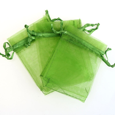 Spot Goods Gift Bag Candy Bag Plain Color Organza Bag Wholesale