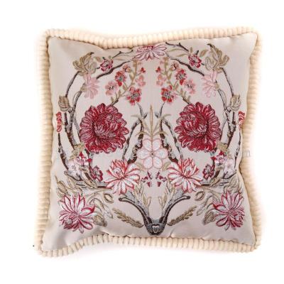 Pillow sleeve positioning jacquard bed pillow cushion process car cushion without pillow