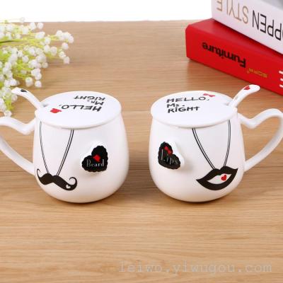 Revo ceramic lovers peach heart hanging tea to create a caring handle ceramic cup with ceramic band