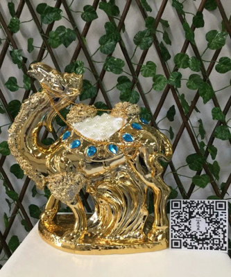 The new fine ceramic ornaments electroplating process