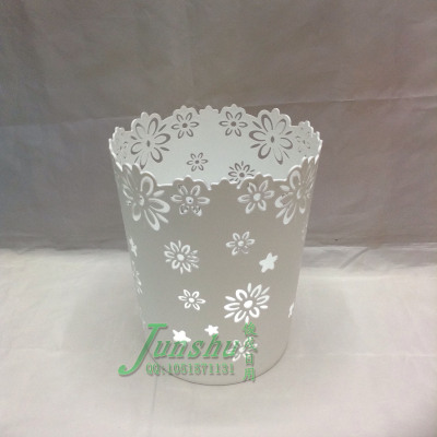 Plastic hollow lace trash storage basket basket