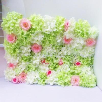 Home wedding decoration simulation silk cloth fake Roses Wedding wall wholesale