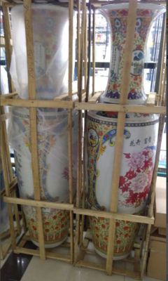 Jingdezhen handmade ceramic pastel flowers rich French vase ornaments, the living room became business gifts