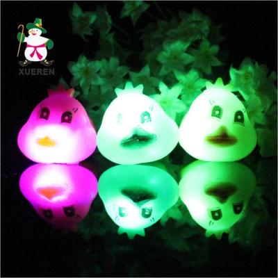 Winter bird toys creative color ultra luminous ring fashion flash ring spread the goods