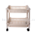 Plastic kitchen storage rack movable pulley rack multifunctional rack