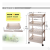 Plastic kitchen storage rack movable pulley rack multifunctional rack