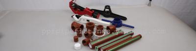 PP British standard red brown pipe fittings factory direct pipe fittings