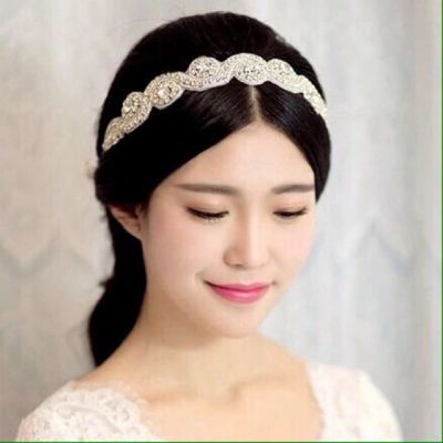 Manual nail Bead Beaded bride Rhinestone Hair Band