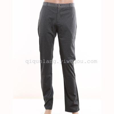 Men's casual pants straight Qi Hui brand A6627 pipe.