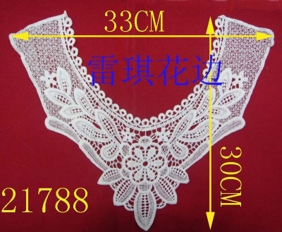 Corsage collar garment accessories manufacturers selling lace polyester