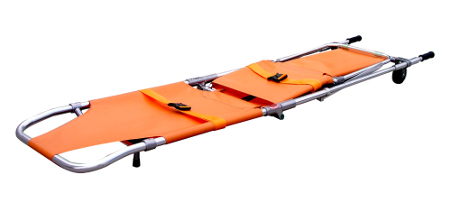 mk03-316 orange medical emergency folding chair stretcher aluminum alloy stretcher medical equipment and supplies