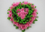 High imitation love flower dish, love flower dish, rose disk.