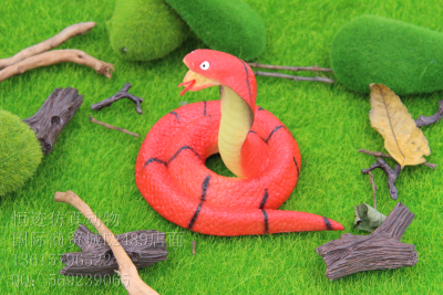 Artificial soft glue animal, Artificial snake, Artificial toy, Halloween toy whole person toy stand up cobra