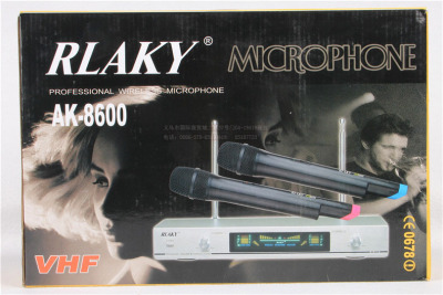 RLAKY fashion professional high-end wireless dual microphone microphone AK-8600