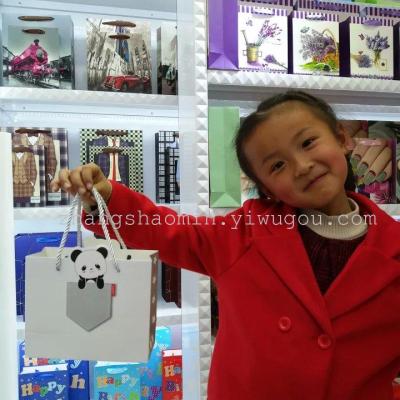 Children's day gift bags birthday bags tote bags paper bags creative cartoon gift bags