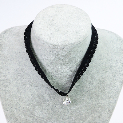 The explosion of female diamond necklace and chain necklace jewelry black neck clavicle