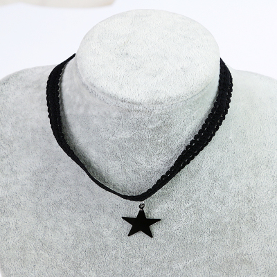 The explosion of female fashion necklace diamond necklace jewelry chain black neck collar