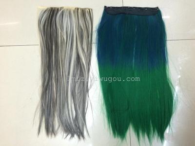 The color size of five clip hair fake hair manufacturer direct selling can be customized