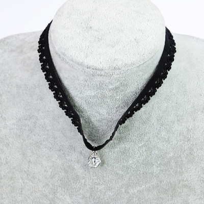 The explosion of female fashion necklace diamond necklace jewelry chain black neck collar