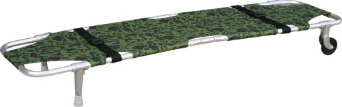 army green camouflage aluminum alloy folding stretcher medical emergency ambulance equipment