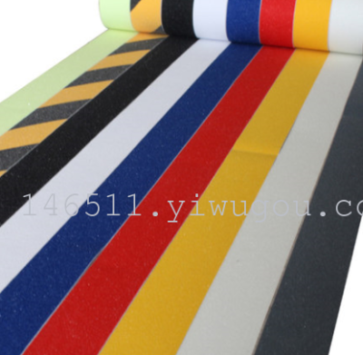 With the anti-skid adhesive tape wear non slip sandpaper stair stick slip ground antislip rubber strip