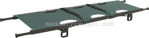 Dark Green Folding Stretcher Medical Equipment First Aid Equipment