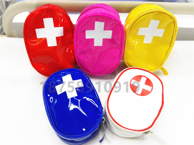 Home PU color Mini Cosmetic Bag outdoor travel car emergency rescue package manufacturers wholesale