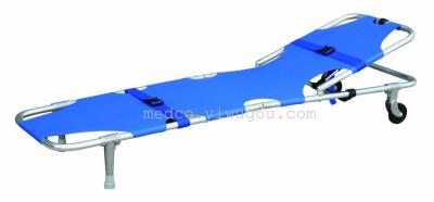 Folding aluminum alloy stretcher head can lift the outdoor medical emergency equipment