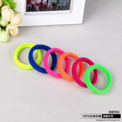 Korean hair headdress rubber band ring seamless hair rope Tousheng headdress flower jewelry