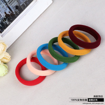 Durable high elastic rubber band color Korean seamless ring hair rope rope accessories wholesale