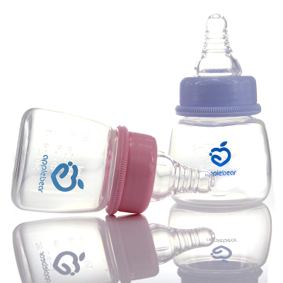 Apple xiong quzhou milk bottle manufacturer standard mouth PP60ml milk bottles wholesale