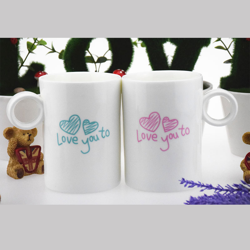 戒指情侣杯 咖啡杯 水杯