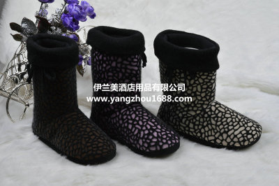 The new winter children ugg boots male leopard shoes baby shoes boots tide