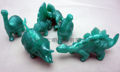 Luminous soft material sticky toy TPR material pearl light dinosaur floor stall hot sale