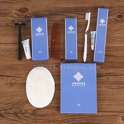 Factory direct selling hotel hotel disposable supplies set.