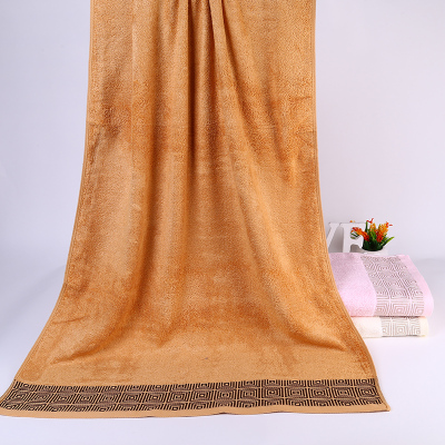 Bamboo fiber towel jacquard towel fashion creative gift towel