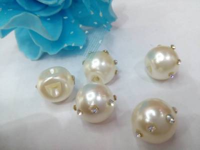 Row drill imitation pearl 12mm