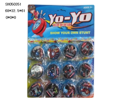 SH050351 factory direct iron man with light yo yo (18 mixed)