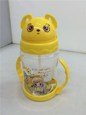 Children suck animal cartoon cup kettle kettle straps 373-8806