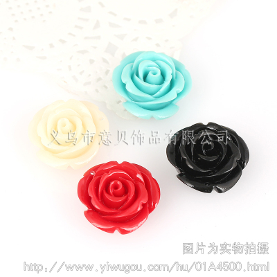 [Italian Bay Marine jewelry] natural coral coral pink rose hanging hole accessories accessories