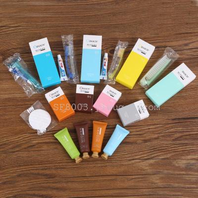 Zheng hao hotel disposable toiletries set can be customized manufacturers direct custom LOGO