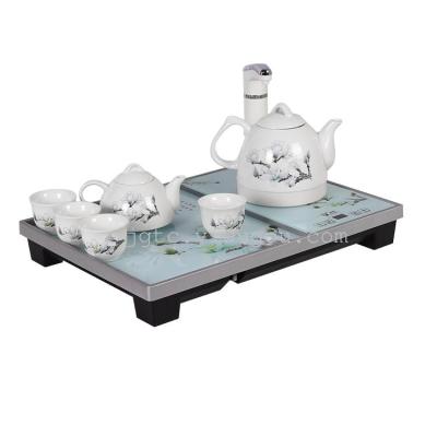 Deluxe automatic water supply ceramic electric kettle tea set, tea set, tea set, tea set, tea set, heat preservation