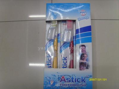 618 Foreign Trade Toothbrush a Box of 12 PCs Medium Hair Toothbrush